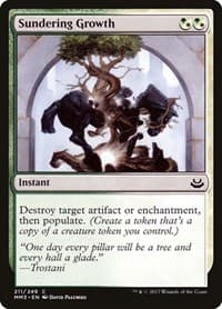 Sundering Growth - Modern Masters 2017 - Magic: The Gathering card