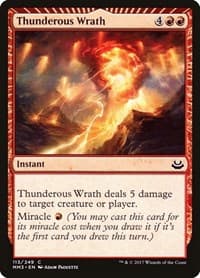 Thunderous Wrath - Modern Masters 2017 - Magic: The Gathering card