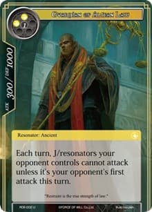 Guardian of Altean Law - Return of the Dragon Emperor - Force of Will card