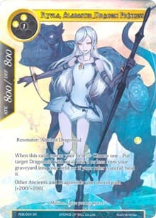 Ryula, Alabaster Dragon Princess (Full Art) - Return of the Dragon Emperor - Force of Will card