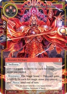 Milest, the First Flame - Return of the Dragon Emperor - Force of Will card