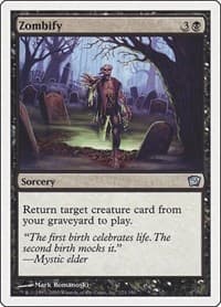 Zombify - 9th Edition - Magic: The Gathering card