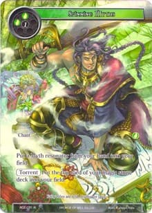 Spinning Myths (Full Art) - Return of the Dragon Emperor - Force of Will card