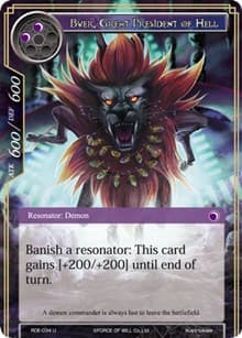 Buer, Great President of Hell - Return of the Dragon Emperor - Force of Will card