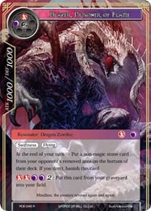 Blazer, Prisoner of Flame - Return of the Dragon Emperor - Force of Will card
