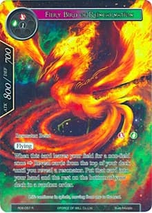 Fiery Bird of Reincarnation (Full Art) - Return of the Dragon Emperor - Force of Will card