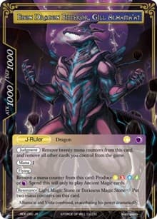 Gill Alhama'at // Ebon Dragon Emperor, Gill Alhama'at - Return of the Dragon Emperor - Force of Will card