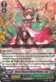 Cherry Blossom Blizzard Maiden, Lilga - Promo Cards - Cardfight Vanguard card