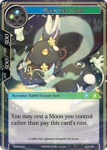 Moon View Rabbit - Return of the Dragon Emperor - Force of Will card