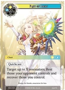 Rain of Light - Return of the Dragon Emperor - Force of Will card