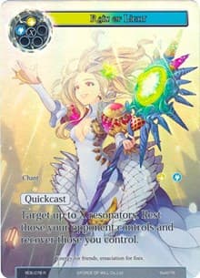 Rain of Light (Full Art) - Return of the Dragon Emperor - Force of Will card