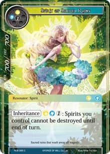 Spirit of Sacred Rains - Return of the Dragon Emperor - Force of Will card