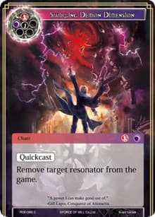Swirling Demon Dimension - Return of the Dragon Emperor - Force of Will card