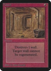 Tunnel - Alpha Edition - Magic: The Gathering card