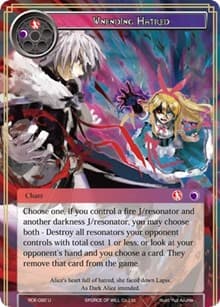 Unending Hatred - Return of the Dragon Emperor - Force of Will card