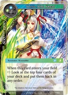 Water-Wind Knight - Return of the Dragon Emperor - Force of Will card