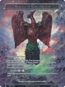 Memoria of Reincarnation (Full Art) - Return of the Dragon Emperor - Force of Will card