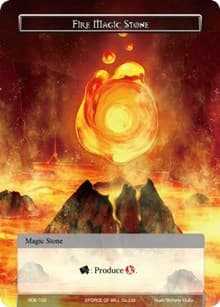 Fire Magic Stone - Return of the Dragon Emperor - Force of Will card