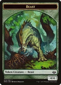 Beast Token (010) - Modern Masters 2017 - Magic: The Gathering card