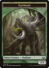 Elephant Token - Modern Masters 2017 - Magic: The Gathering card