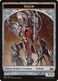 Golem Token - Modern Masters 2017 - Magic: The Gathering card