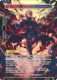 Gill Lapis, Conqueror of Attoractia // Gill Lapis, Rebel of Darkest Fires (Full Art) - Return of the Dragon Emperor - Force of Will card