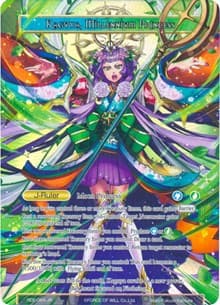 Kaguya, Tears of the Moon // Kaguya, Millennium Princess (Full Art) - Return of the Dragon Emperor - Force of Will card