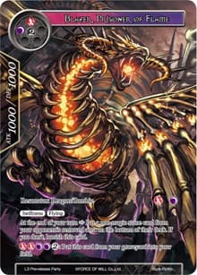 Blazer, Prisoner of Flame - Promo Cards - Force of Will card