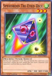 Speedroid Tri-Eyed Dice - Star Pack - Battle Royal - YuGiOh card