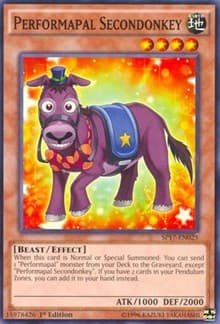 Performapal Secondonkey (Starfoil) - Star Pack - Battle Royal - YuGiOh card