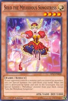 Solo the Melodious Songstress (Starfoil) - Star Pack - Battle Royal - YuGiOh card