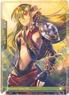 Elf Double-sided Resonator Token - Return of the Dragon Emperor - Force of Will card