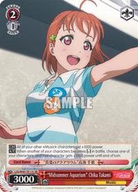Midsummer Aquarium" Chika Takami (SR) - Love Live! Sunshine!! - Weiss Schwarz card
