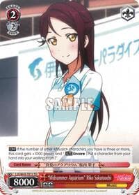 "Midsummer Aquarium" Riko Sakurauchi - Love Live! Sunshine!! - Weiss Schwarz card