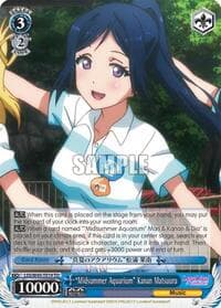 "Midsummer Aquarium" Kanan Matsuura - Love Live! Sunshine!! - Weiss Schwarz card