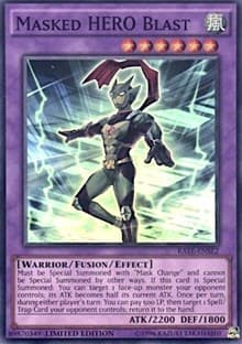 Masked HERO Blast - Raging Tempest - YuGiOh card