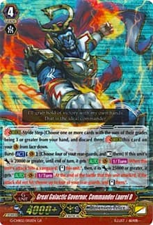 Great Galactic Governor, Commander Laurel D - G-CHB02: We ARE!!! Trinity Dragon - Cardfight Vanguard card