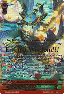 Omniscience Dragon, Fernyiges (SGR) - G-CHB02: We ARE!!! Trinity Dragon - Cardfight Vanguard card
