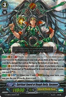Spiritual Sword of Rough Deity, Susanoo - G-CHB02: We ARE!!! Trinity Dragon - Cardfight Vanguard card