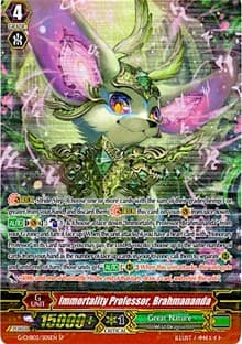 Immortality Professor, Brahmananda (SP) - G-CHB02: We ARE!!! Trinity Dragon - Cardfight Vanguard card