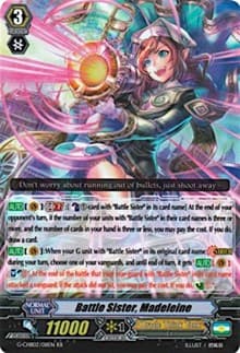 Battle Sister, Madeleine - G-CHB02: We ARE!!! Trinity Dragon - Cardfight Vanguard card