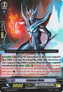 Enigman Helm - G-CHB02: We ARE!!! Trinity Dragon - Cardfight Vanguard card