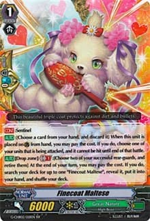 Finecoat Maltese - G-CHB02: We ARE!!! Trinity Dragon - Cardfight Vanguard card
