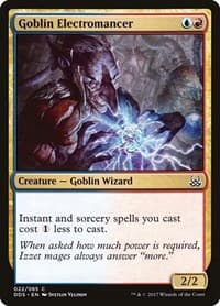 Goblin Electromancer - Duel Decks: Mind vs. Might - Magic: The Gathering card