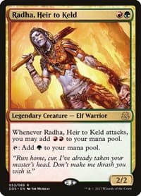 Radha, Heir to Keld - Duel Decks: Mind vs. Might - Magic: The Gathering card