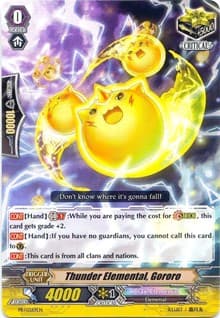 Thunder Elemental, Gororo - PR/0269EN - Promo Cards - Cardfight Vanguard card