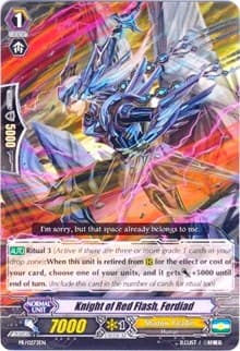 Knight of Red Flash, Ferdiad - Promo Cards - Cardfight Vanguard card
