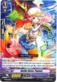 Battle Siren, Pantea - Promo Cards - Cardfight Vanguard card