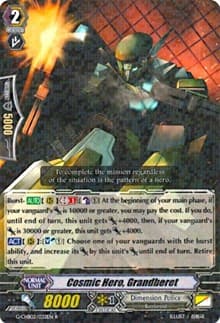 Cosmic Hero, Grandberet - G-CHB02: We ARE!!! Trinity Dragon - Cardfight Vanguard card