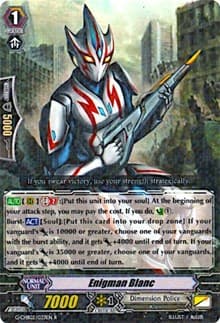 Enigman Blanc - G-CHB02: We ARE!!! Trinity Dragon - Cardfight Vanguard card